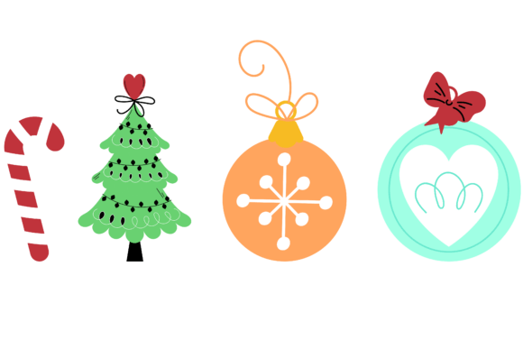 Christmas Festive Decoration Design & Illustrations
