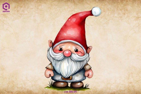 Christmas Gnome Watercolor: A Review for Illustrations