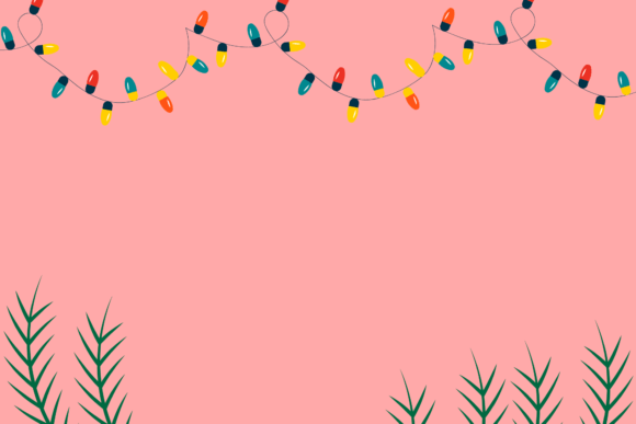 Christmas Pink Background: Fresh Illustrations