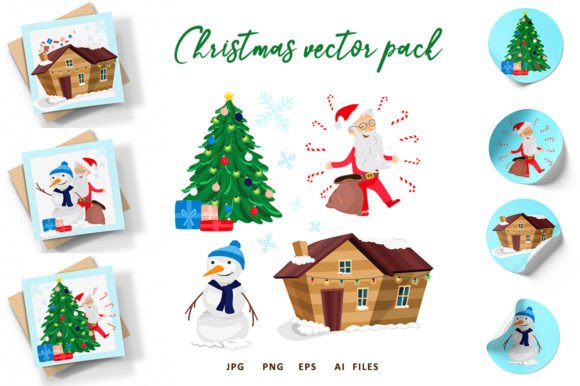 Christmas Vectors Set: Premium Illustrations for Holiday Brands
