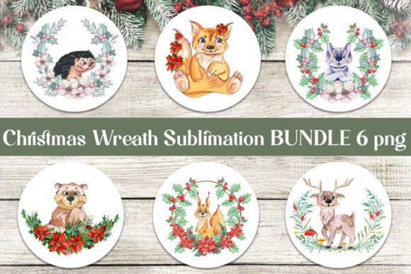 Cute Christmas Animals Clipart Png: Festive Illustrations
