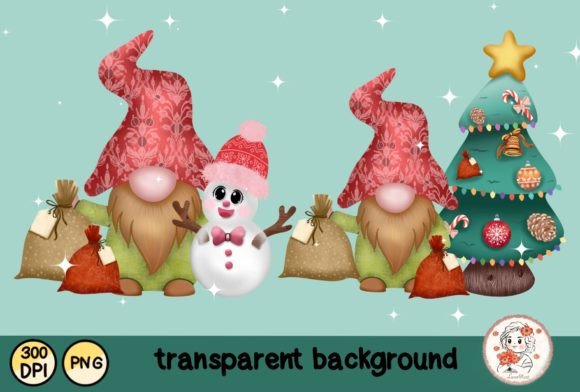 Cute Gnome Christmas 5: Festive Illustrations for Crafters