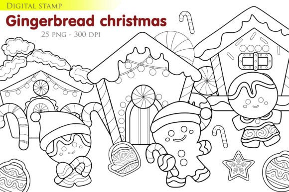 Gingerbread House Christmas HolidayStamp Review