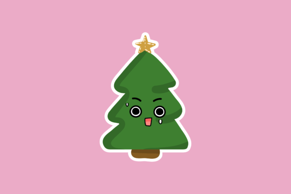 Kawaii Christmas Illustrations for Crafters