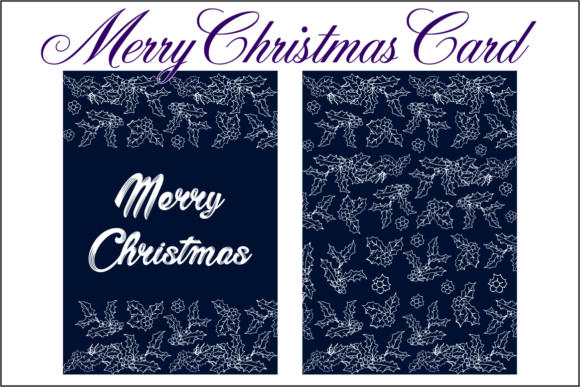 Merry Christmas Clipart Card Hare 2: Festive Illustrations