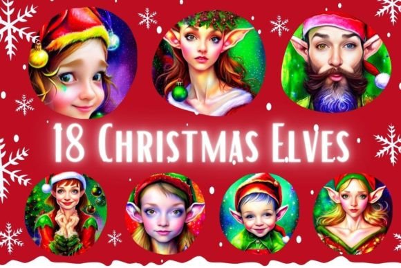 Review: 18 Christmas Elves Portraits for Holiday Embroidery