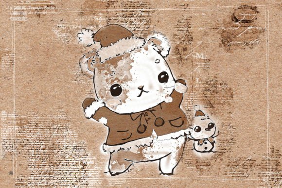 Reviewing Christmas Printable Graphics Pack 04 Illustrations