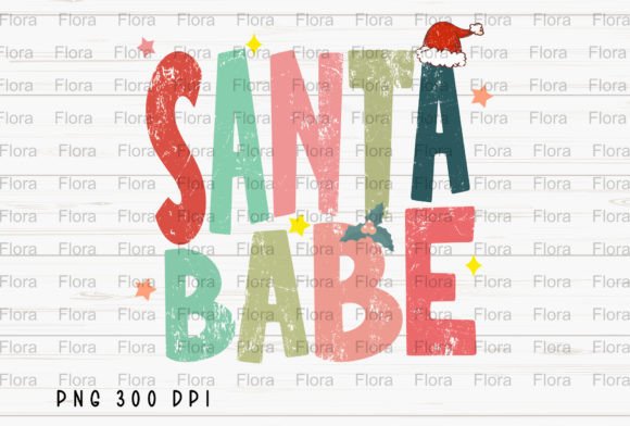 Santa Babe Sublimation: Fresh Illustrations