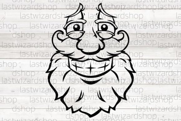 Santa Face Svg: Festive Illustrations for Blogs