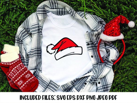 Santa Hat Christmas SVG: Festive Illustrations for Brands