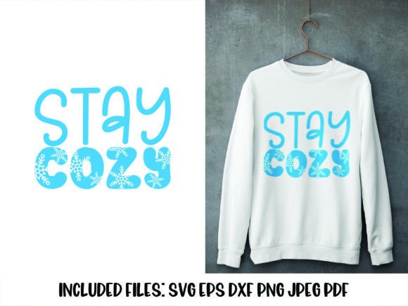 Stay Cozy Christmas SVG: Festive Illustrations for Makers