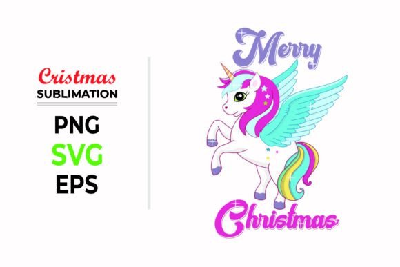 Unicorn Christmas SVG: Festive Illustrations for Blogs